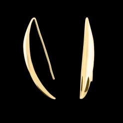 Boucles d'oreilles Pendantes Femme ENTASIS Acier Doré