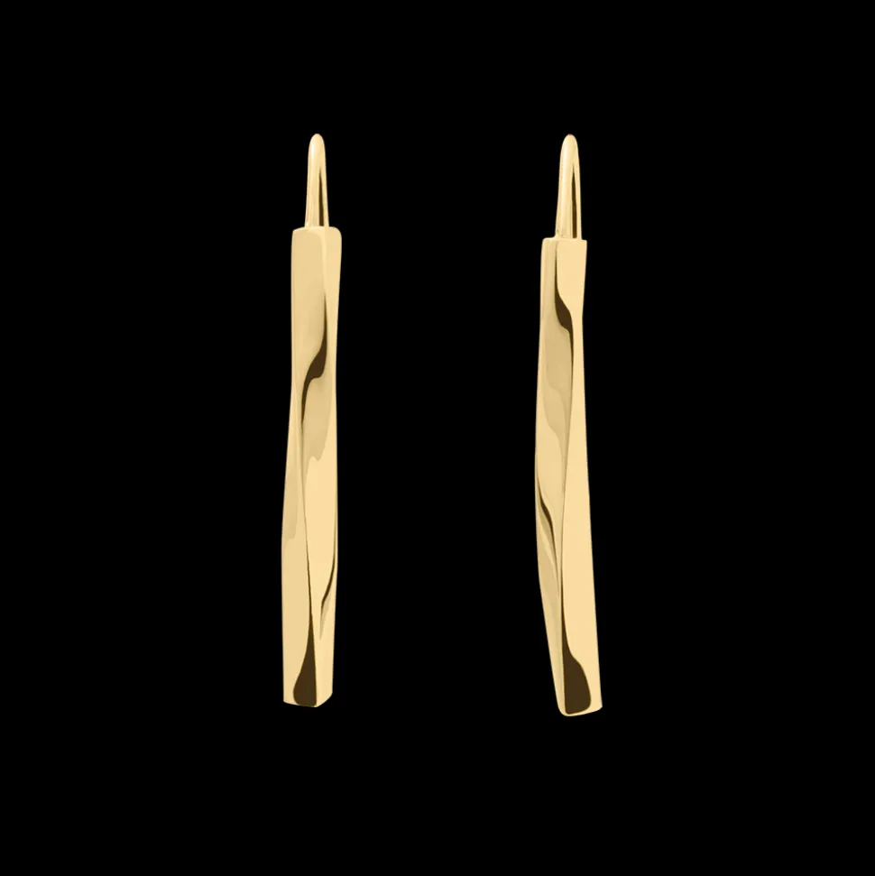 Boucles d'oreilles Pendantes Femme ENTASIS Acier Doré