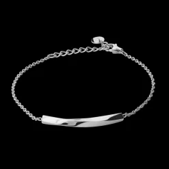 Bracelet Chaîne Femme ENTASIS Acier Argenté