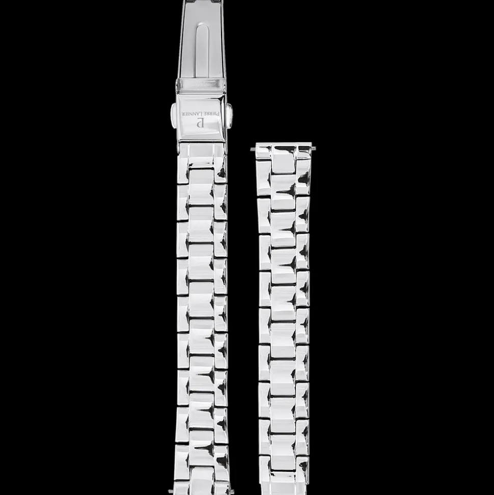Bracelet Femme Acier Argenté 12 MM Boucle Argenté