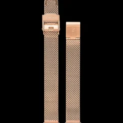 Bracelet Femme Acier milanais Doré-rose 12 MM