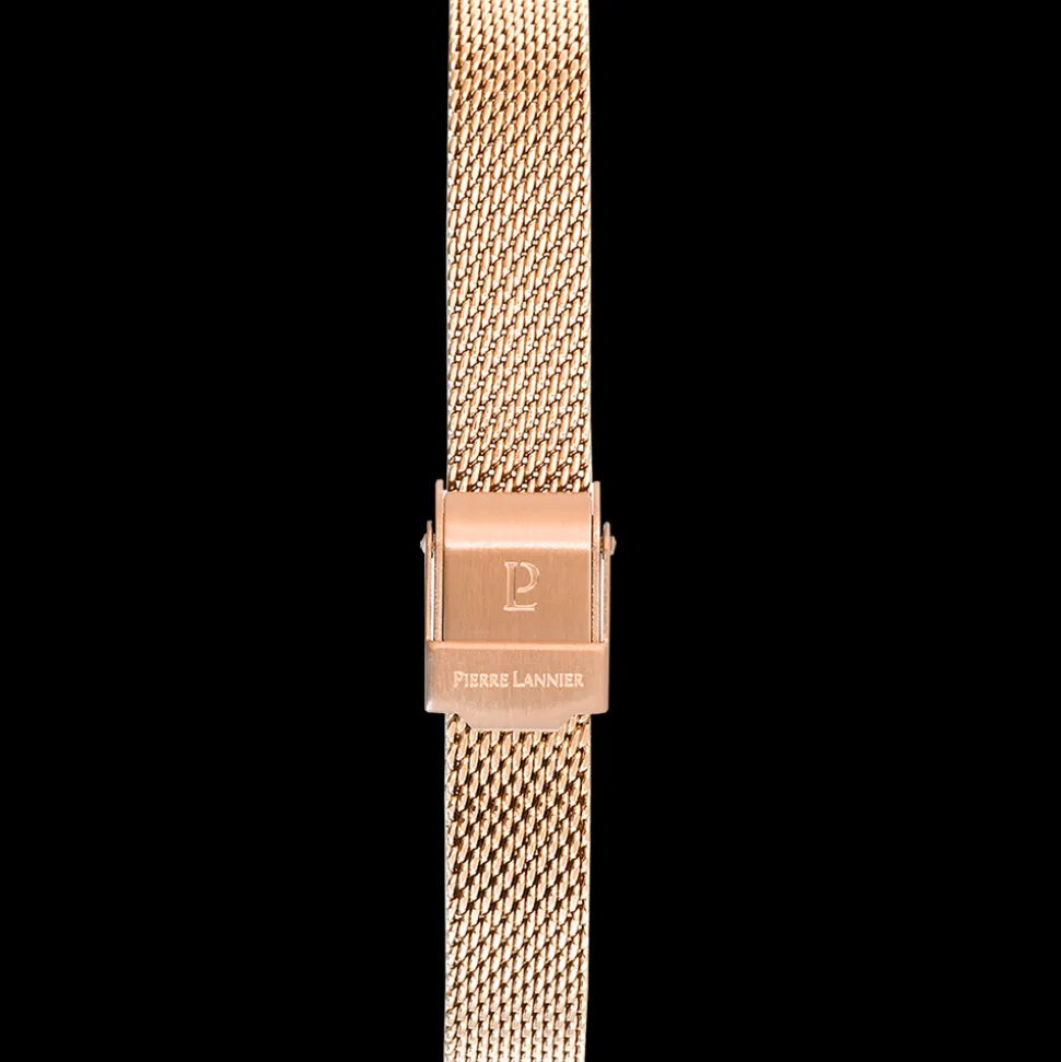 Bracelet Femme Acier milanais Doré-rose 10 MM