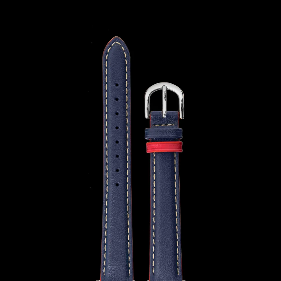 Bracelet Femme Cuir Bleu 14 MM