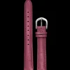 Bracelet Femme Cuir Framboise 14 MM