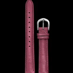 Bracelet Femme Cuir Framboise 14 MM