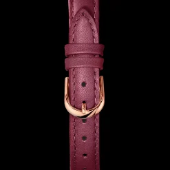 Bracelet Femme Cuir Framboise 12 MM