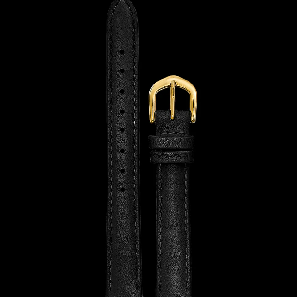 Bracelet Femme Cuir Noir 12 MM