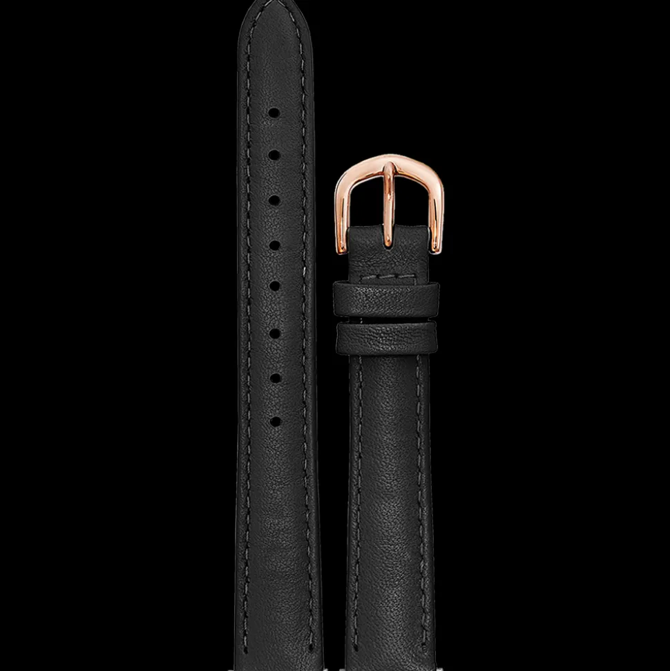 Bracelet Femme Cuir Noir 14 MM
