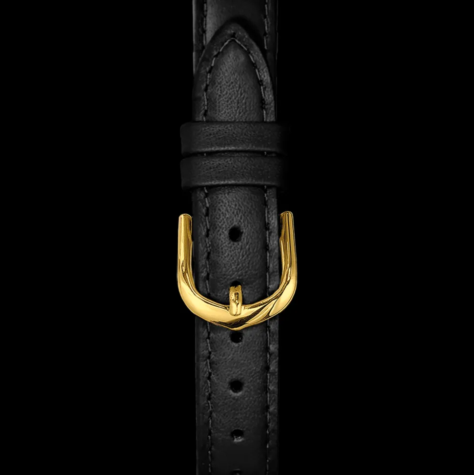 Bracelet Femme Cuir Noir 12 MM