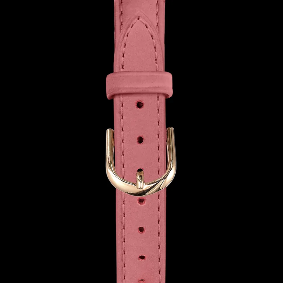 Bracelet Femme Cuir Rose 12 MM