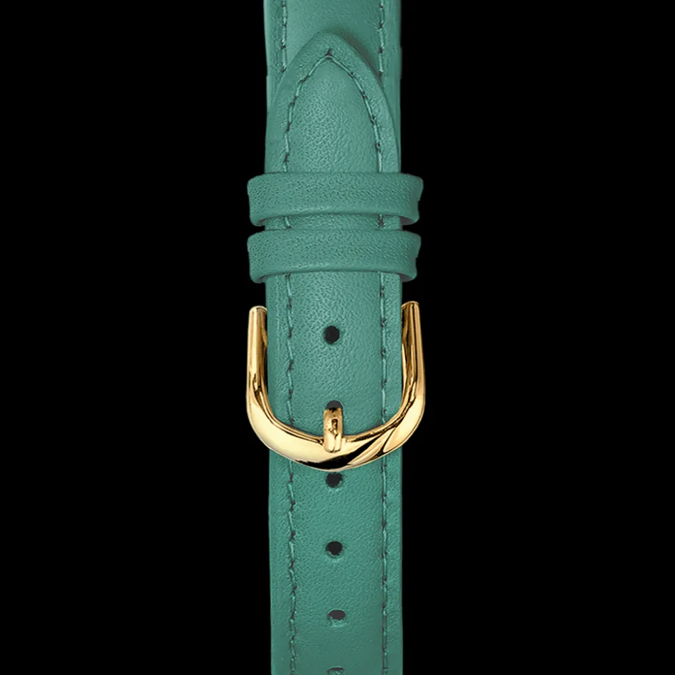 Bracelet Femme Cuir Vert 14 MM