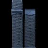 Bracelet Homme Acier milanais Bleu 24 MM