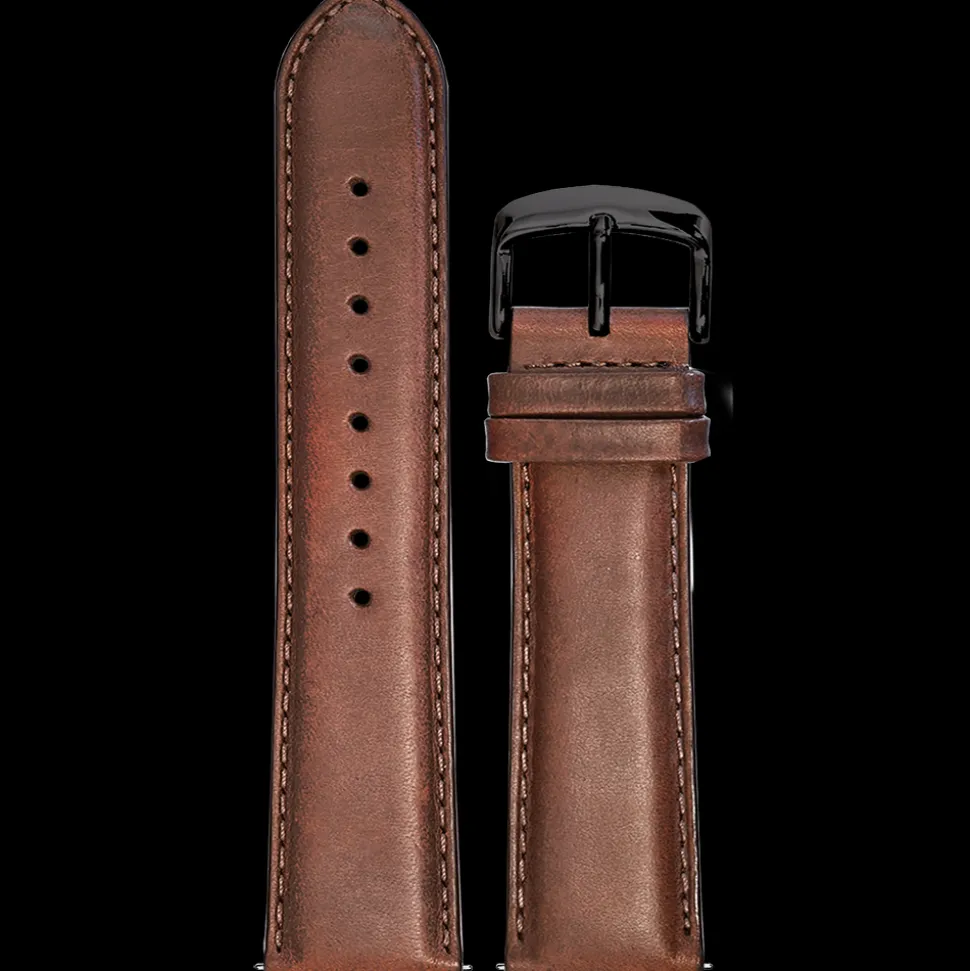 Bracelet Homme Cuir Brun 24 MM