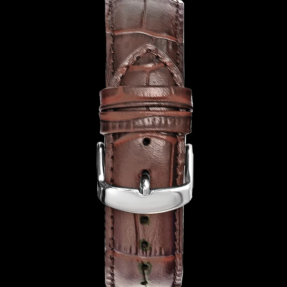 Bracelet Homme Cuir Brun 22 MM
