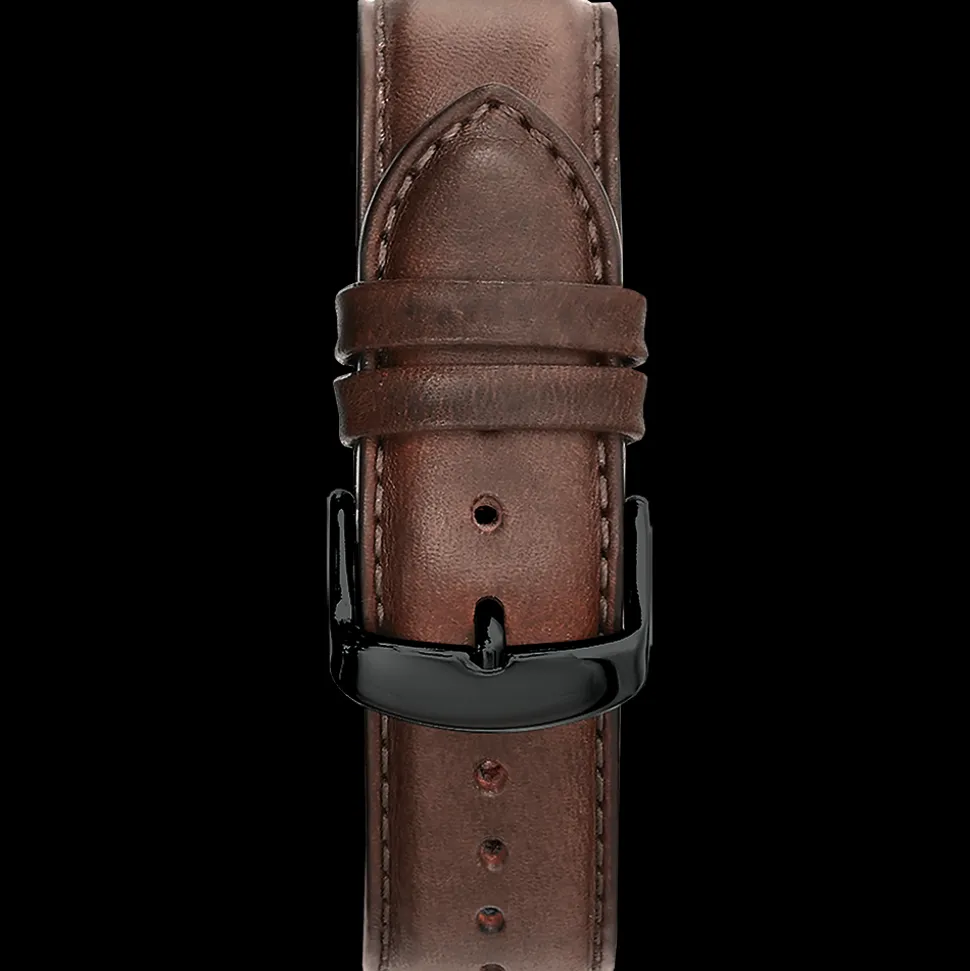 Bracelet Homme Cuir Brun 22 MM