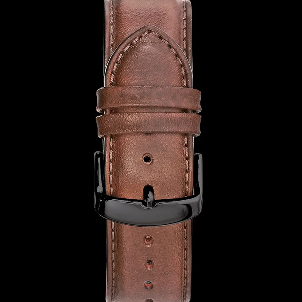 Bracelet Homme Cuir Brun 24 MM