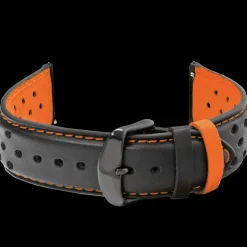 Bracelet Homme Cuir Noir 22 MM Boucle Noir