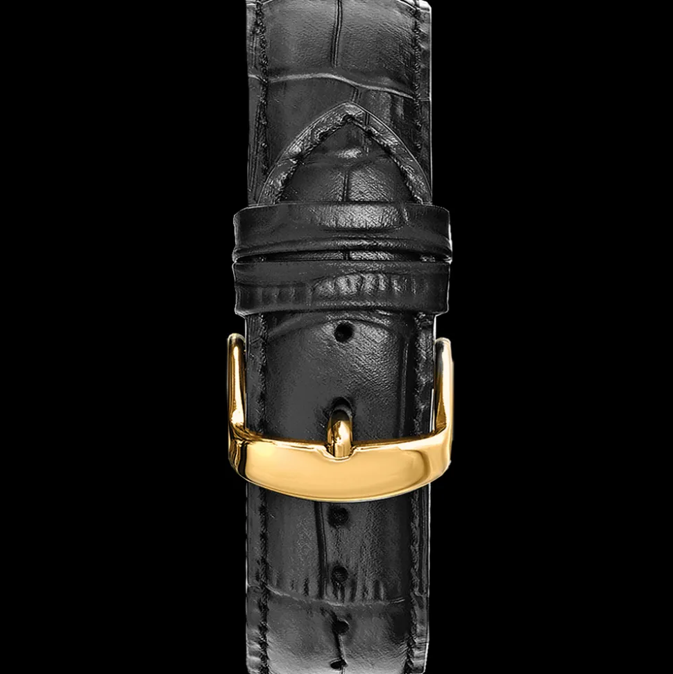 Bracelet Homme Cuir Noir 22 MM