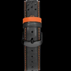 Bracelet Homme Cuir Noir 22 MM Boucle Noir