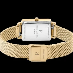 Coffret Femme ARIANE Cadran Doré Bracelet Acier milanais Doré