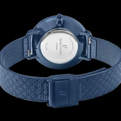 Coffret Femme GRACE Cadran Bleu Bracelet Acier milanais Bleu