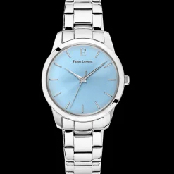 Coffret Femme ROXANE Cadran Bleu Bracelet Acier Argenté