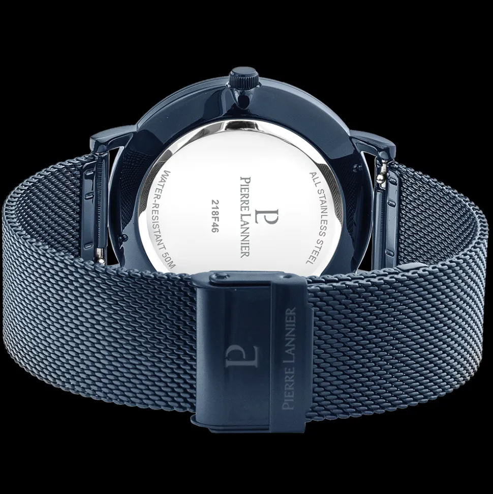 Coffret Homme ESSENTIAL Cadran Bleu Bracelet Cuir Bleu
