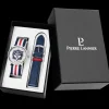 Coffret Homme ÉLYSÉE Argenté Cadran Argenté Bracelet Nylon Multicolore 20 MM