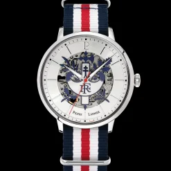 Coffret Homme ÉLYSÉE Argenté Cadran Argenté Bracelet Nylon Multicolore 20 MM