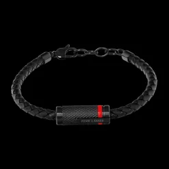 Coffret Homme PADDOCK Noir Cadran Noir Bracelet Acier milanais Noir 22 MM