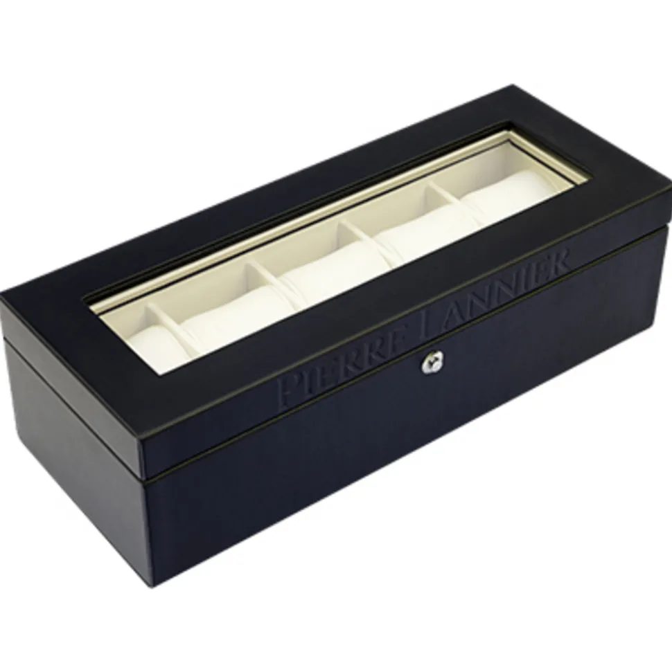 Coffret Rangement Noir 5 Montres