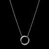Collier Chaîne Femme ENTASIS Acier Argenté