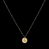 Collier Chaîne Femme PERSEA Acier Doré Cristaux