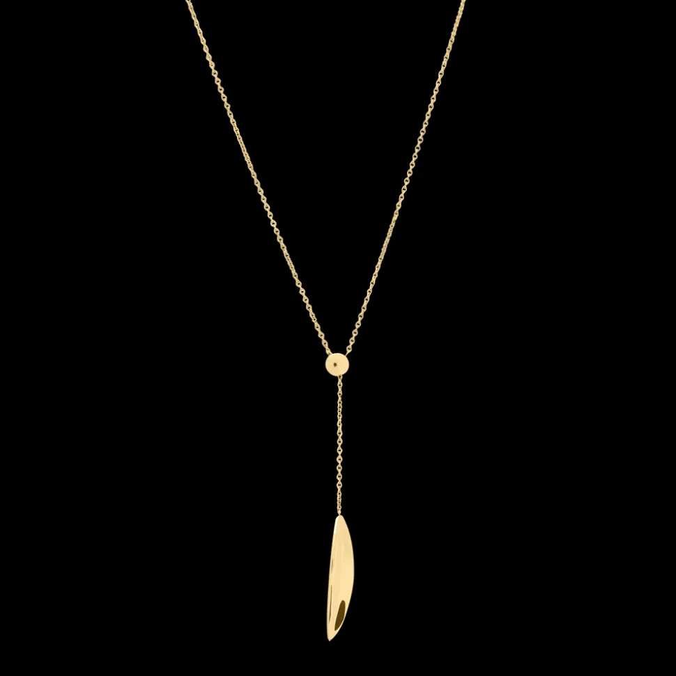 Collier Sautoir Femme ENTASIS Acier Doré