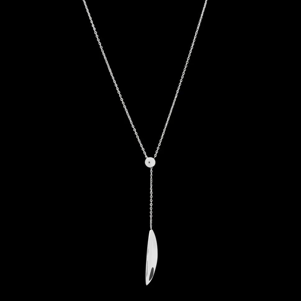 Collier Sautoir Femme ENTASIS Acier Argenté