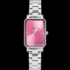 Montre Femme ARIANE Argenté Cadran Rose Bracelet Acier Argenté 12 MM