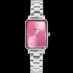 Montre Femme ARIANE Argenté Cadran Rose Bracelet Acier Argenté 12 MM