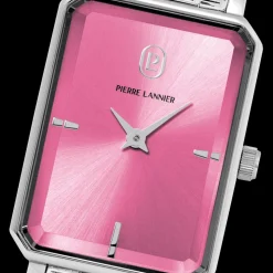 Montre Femme ARIANE Argenté Cadran Rose Bracelet Acier Argenté 12 MM