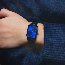 Montre Femme ARIANE Bleu Cadran Bleu Bracelet Acier milanais Bleu 12 MM