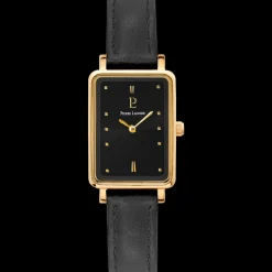 Montre Femme ARIANE Cadran Noir Bracelet Cuir Noir