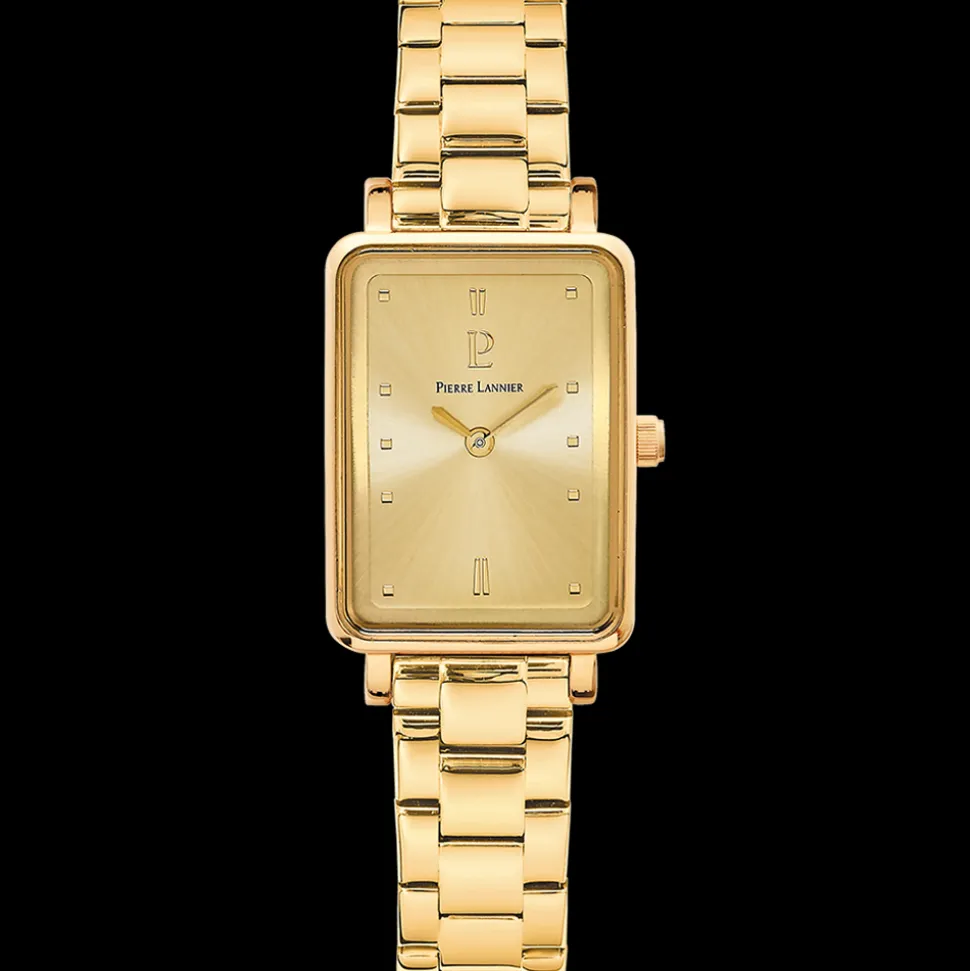 Montre Femme ARIANE Cadran Doré Bracelet Acier Doré