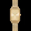 Montre Femme ARIANE Cadran Doré Bracelet Acier milanais Doré