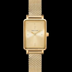Montre Femme ARIANE Cadran Doré Bracelet Acier milanais Doré