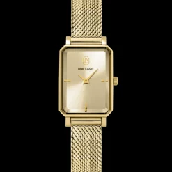 Montre Femme ARIANE Cadran Doré Bracelet Acier milanais Doré 12 MM
