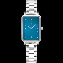 Montre Femme ARIANE Cadran Bleu Bracelet Acier Argenté