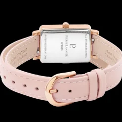 Montre Femme ARIANE Cadran Doré rose Bracelet Cuir  Rose