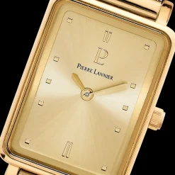 Montre Femme ARIANE Cadran Doré Bracelet Acier milanais Doré