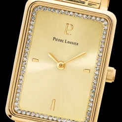 Montre Femme ARIANE Cadran Doré Bracelet Acier Doré