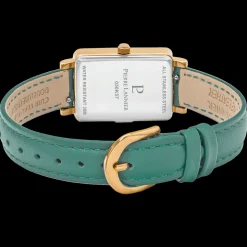 Montre Femme ARIANE Cadran Vert Bracelet Cuir Vert