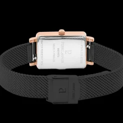 Montre Femme ARIANE Doré-rose Cadran Gris Bracelet Acier milanais Gris 12 MM